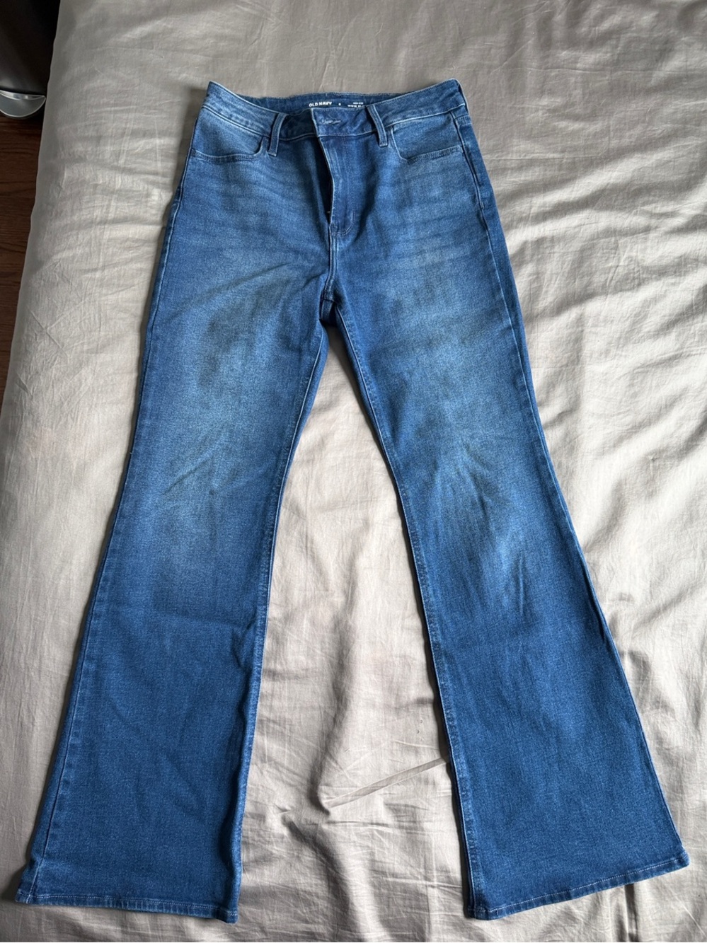 Old Navy Women's Dark Blue Flare Jeans